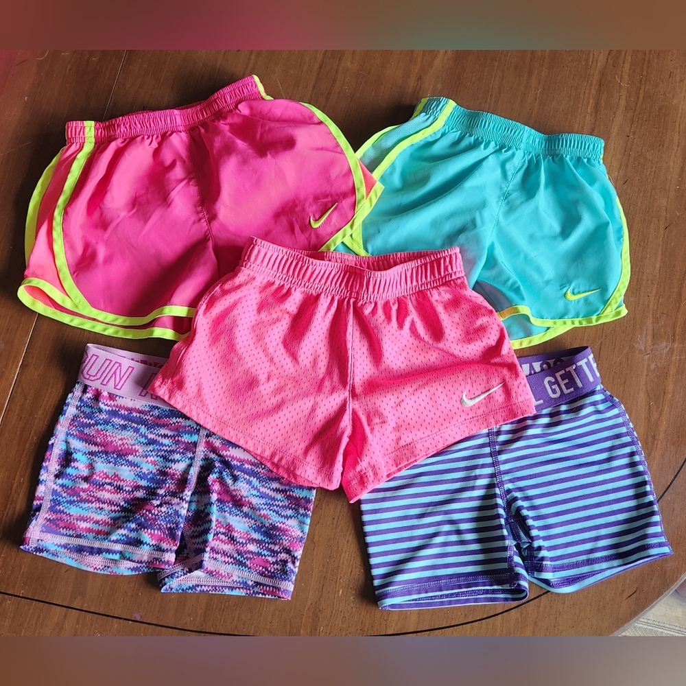 Nike Pink and Green Athletic Shorts 3 Nike 2 Others